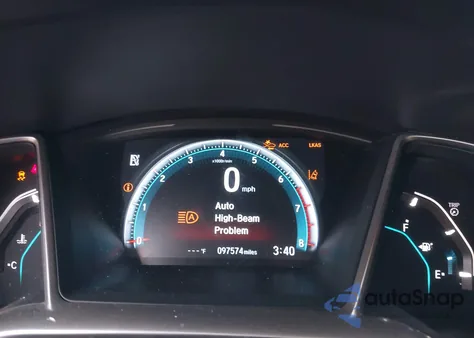 2019 Honda Civic Ex-L from USA, damaged, VIN JHMFC1F7XKX004108